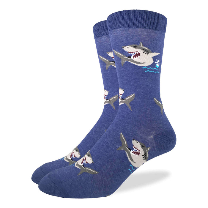 Men's King Size Sharks Socks