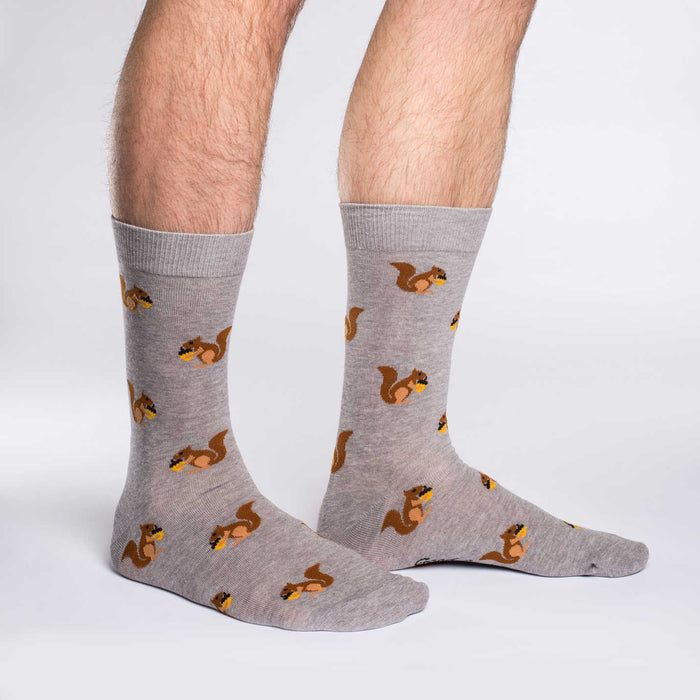 Men's Big & Tall Squirrel Socks