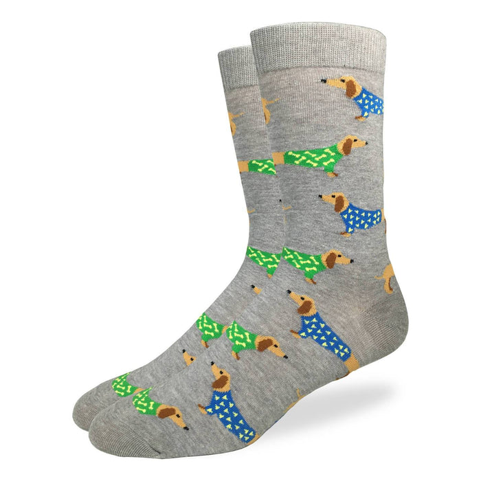 Men's King Size Wiener Dogs Socks