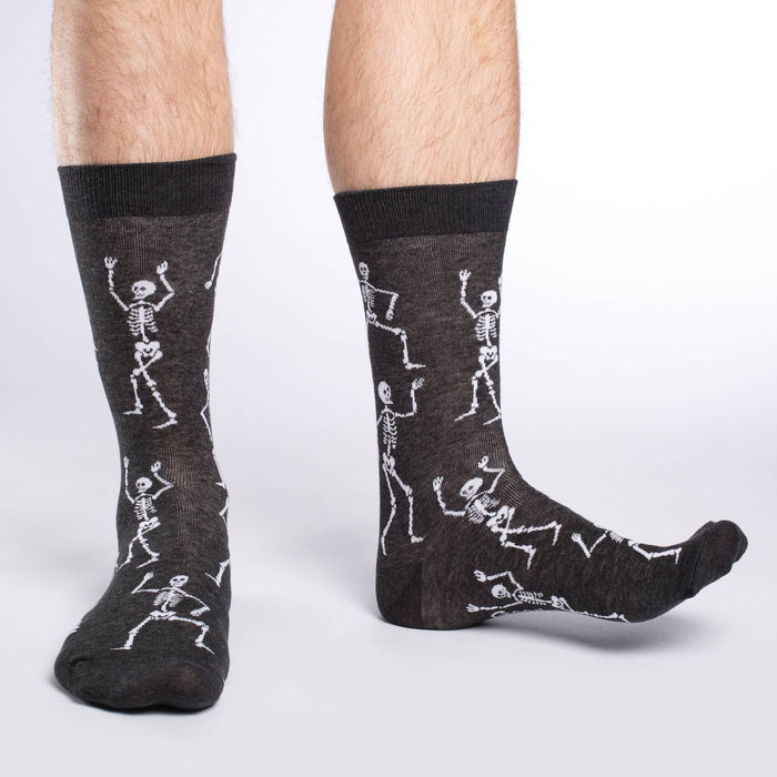 Men's Dancing Skeleton Halloween Socks