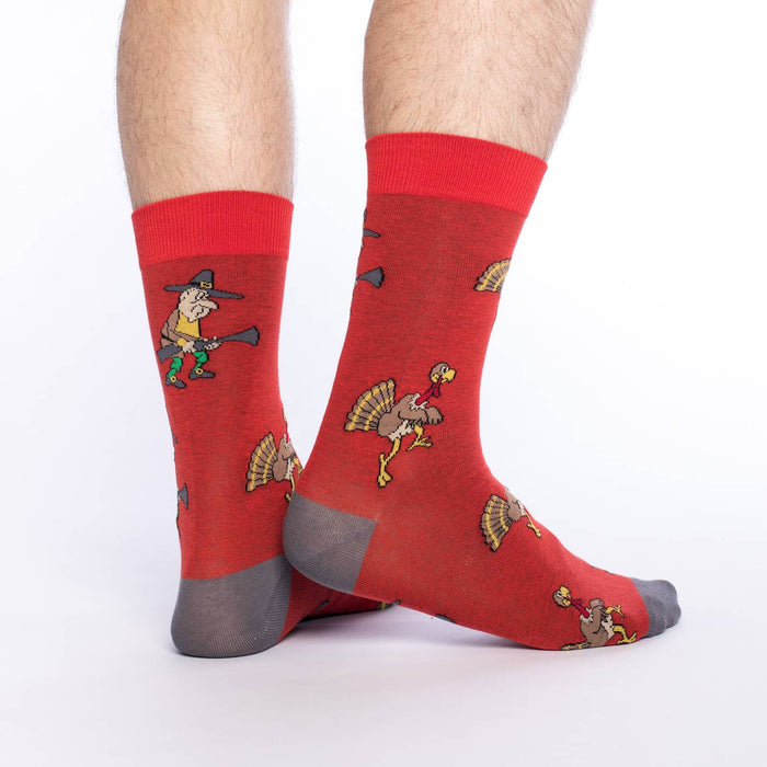 Men's Turkey Hunt Thanksgiving Socks