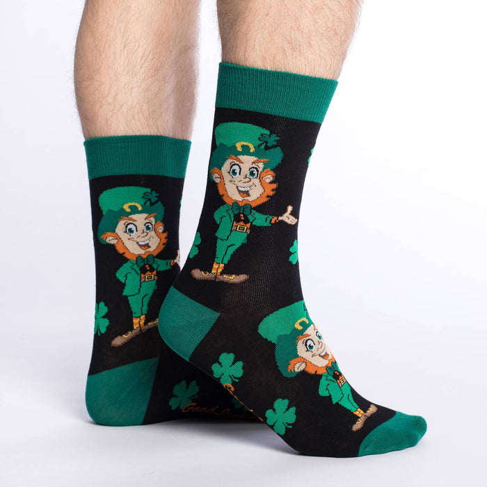 Men's Saint Patrick's Day Leprechaun Socks