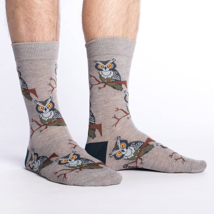 Men's Perching Owls Socks