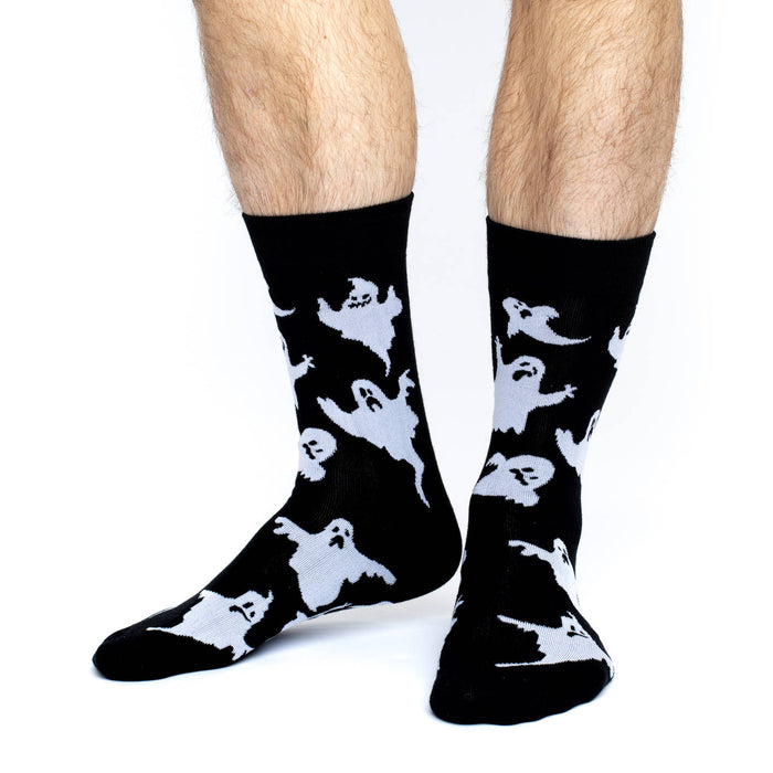 Men's Ghost Halloween Socks