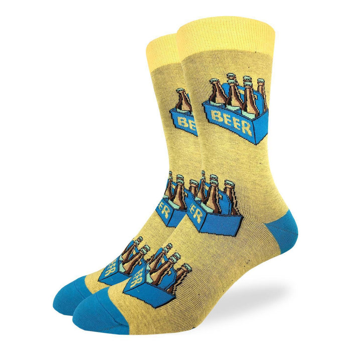 Men's Six Pack of Beer Socks