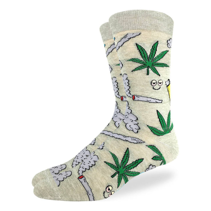 Men's King Size Stoned Marijuana Socks