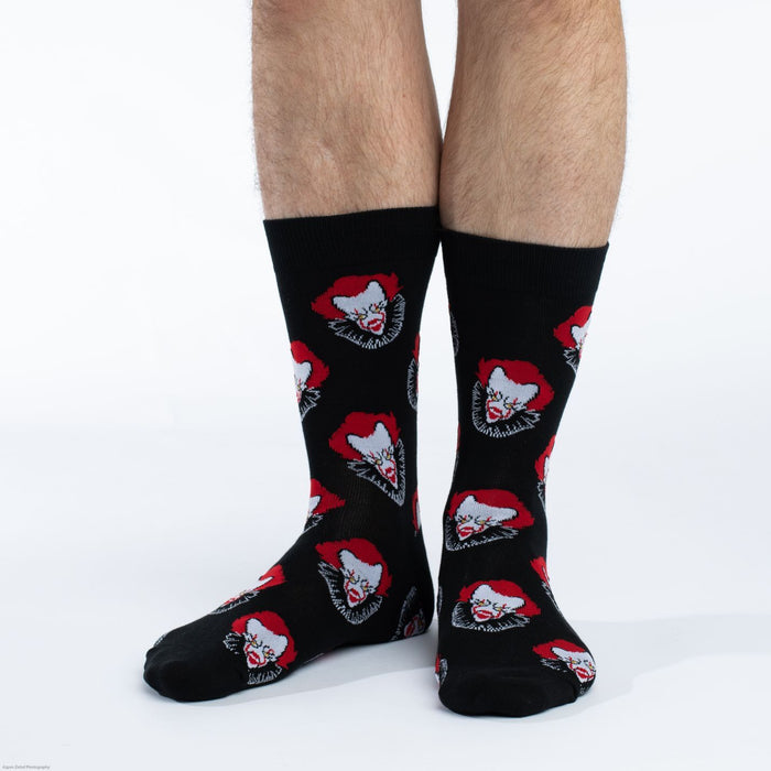 Men's Scary Clown Halloween Socks