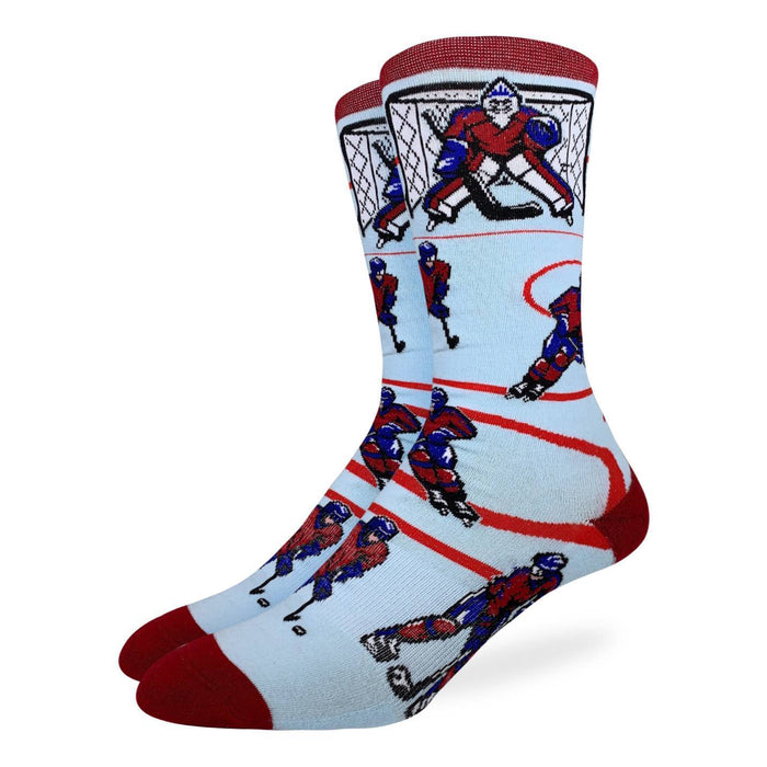 Men's Hockey, Red & Blue Socks