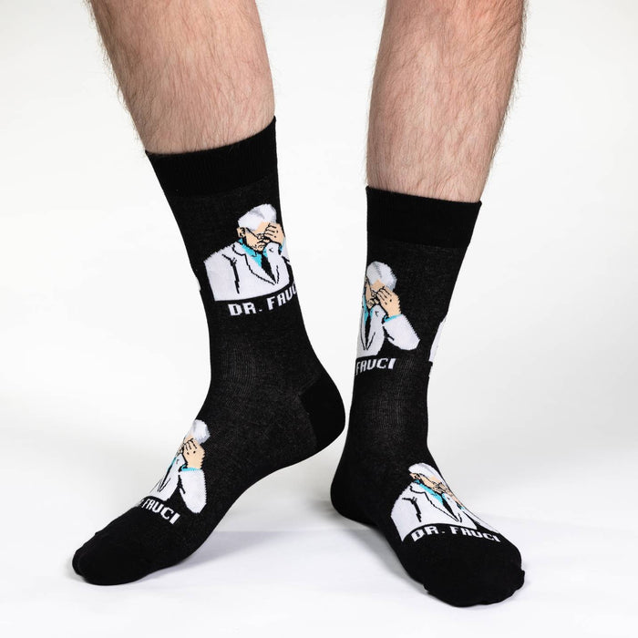 Men's Dr. Fauci Facepalm Socks