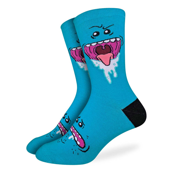 Men's Rick and Morty, Mr. Meeseeks Face Socks