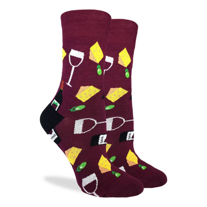 Women's Wine & Cheese Socks