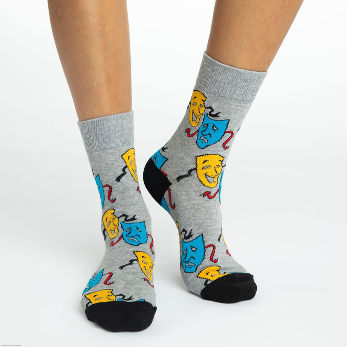 Women's Drama Masks Socks