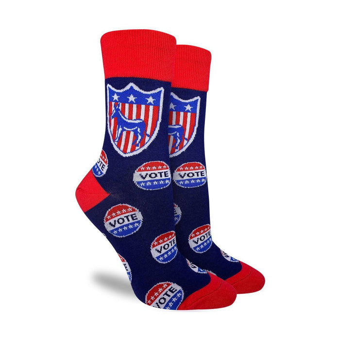 Women's Vote Democrat Socks