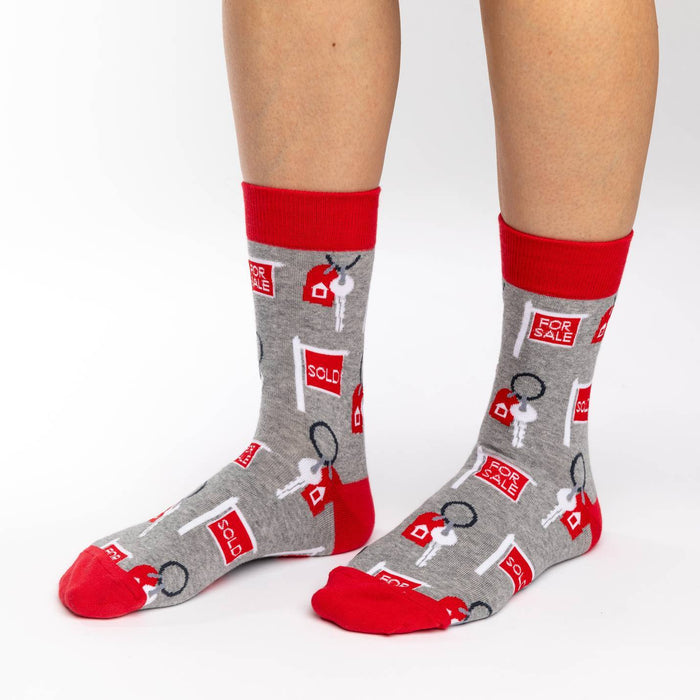 Women's Real Estate Socks