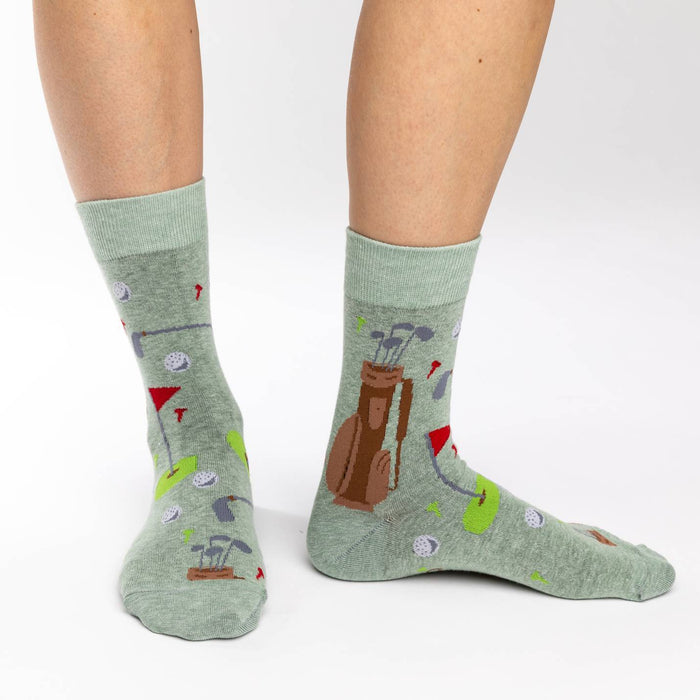 Women's Golf Green Socks