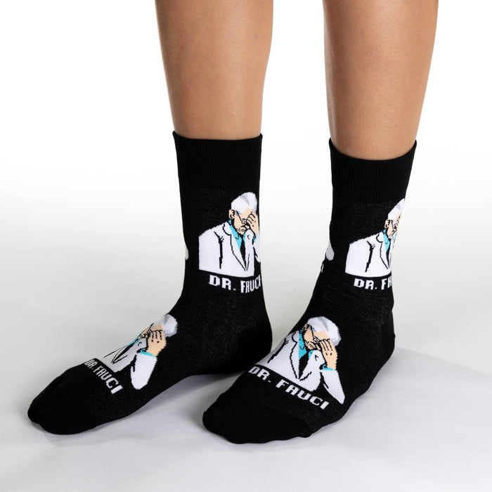 Women's Dr. Fauci Facepalm Socks