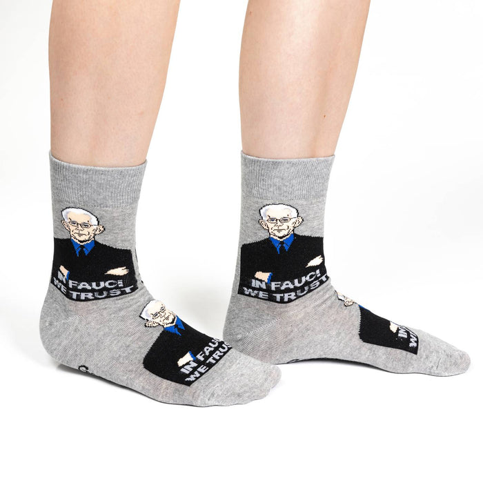 Women's Dr. Fauci Arms Crossed Socks