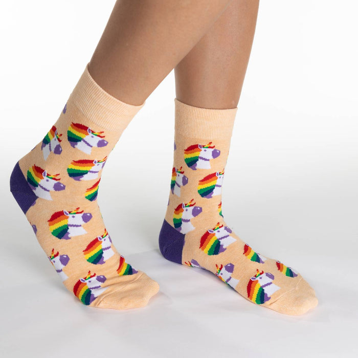 Women's Rainbow Unicorn Socks