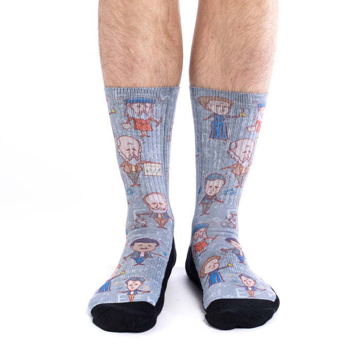 Men's Famous Scientist Socks