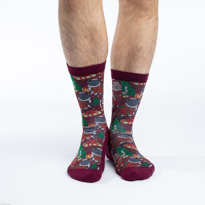 Men's Christmas Cat Socks