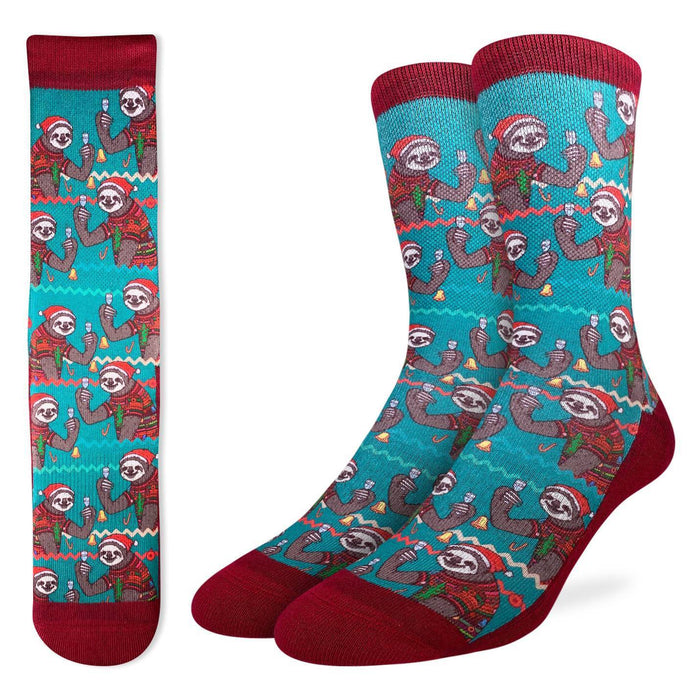Men's Christmas Sloth Socks