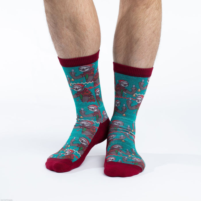 Men's Christmas Sloth Socks