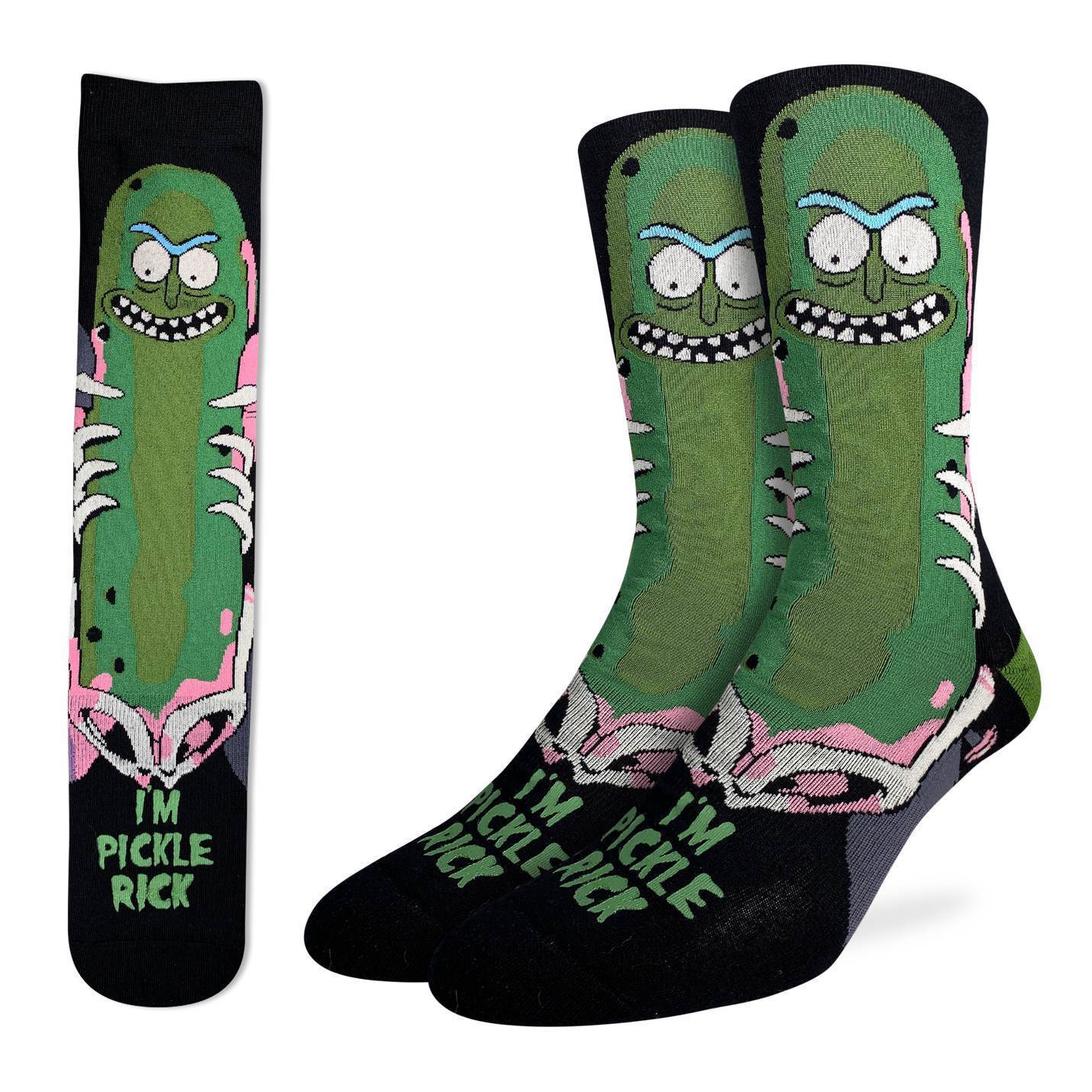 Men's Rick and Morty, Pickle Rick Socks – Good Luck Sock