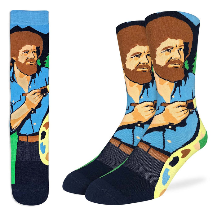 Men's Bob Ross, Exploring Color Palettes Socks