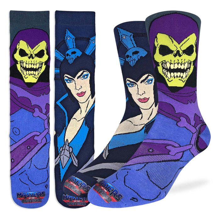 Men's Masters of the Universe, Skeletor and Evil-Lyn Socks