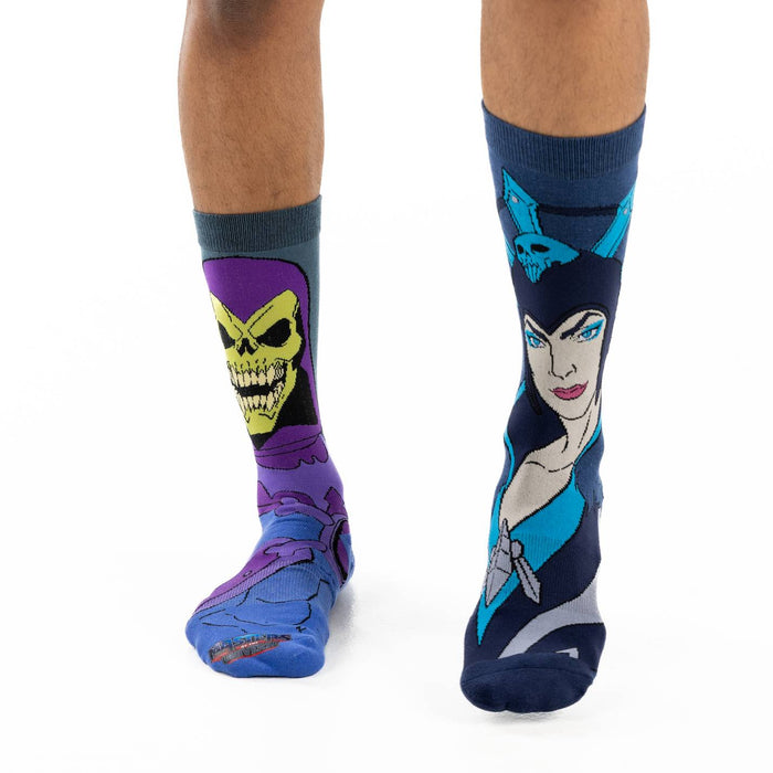 Men's Masters of the Universe, Skeletor and Evil-Lyn Socks