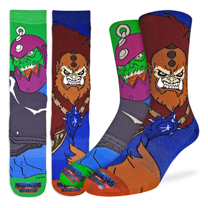 Men's Masters of the Universe, Trap Jaw & Beast Man Socks