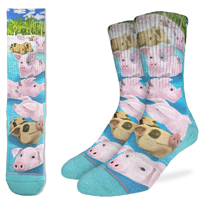Men's Swimming Pigs Socks