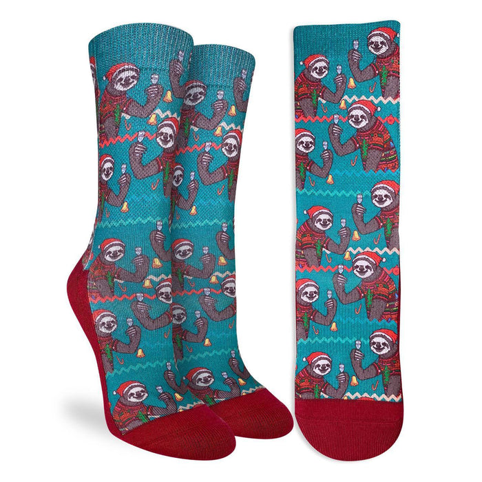 Women's Christmas Sloth Socks