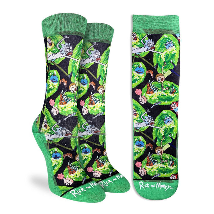 Women's Rick and Morty, Wormholes Socks