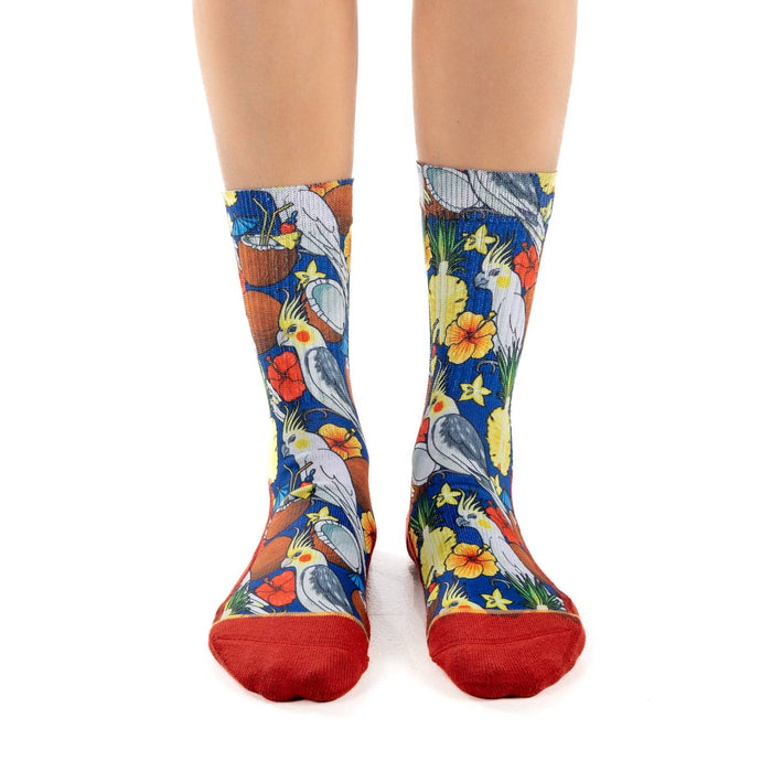 Women's Cockatoo and Coconuts Socks