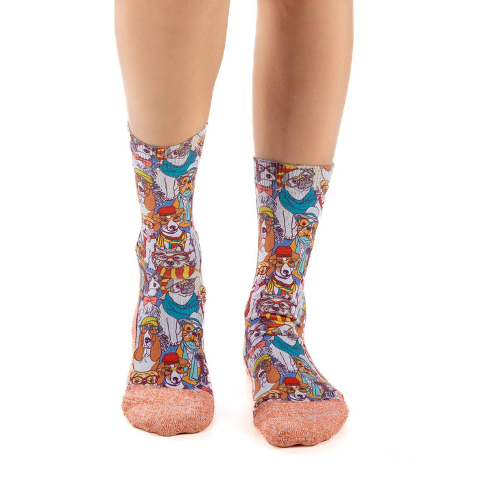 Women's Hipster Dogs Socks