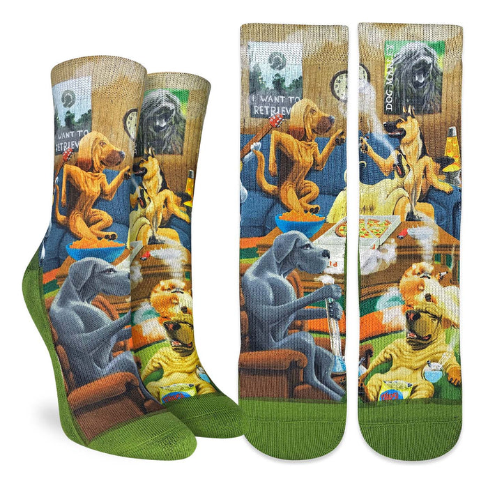 Women's Dogs Smoking Weed Socks