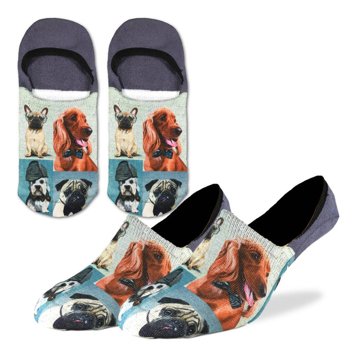 Men's Dashing Dogs No Show Socks