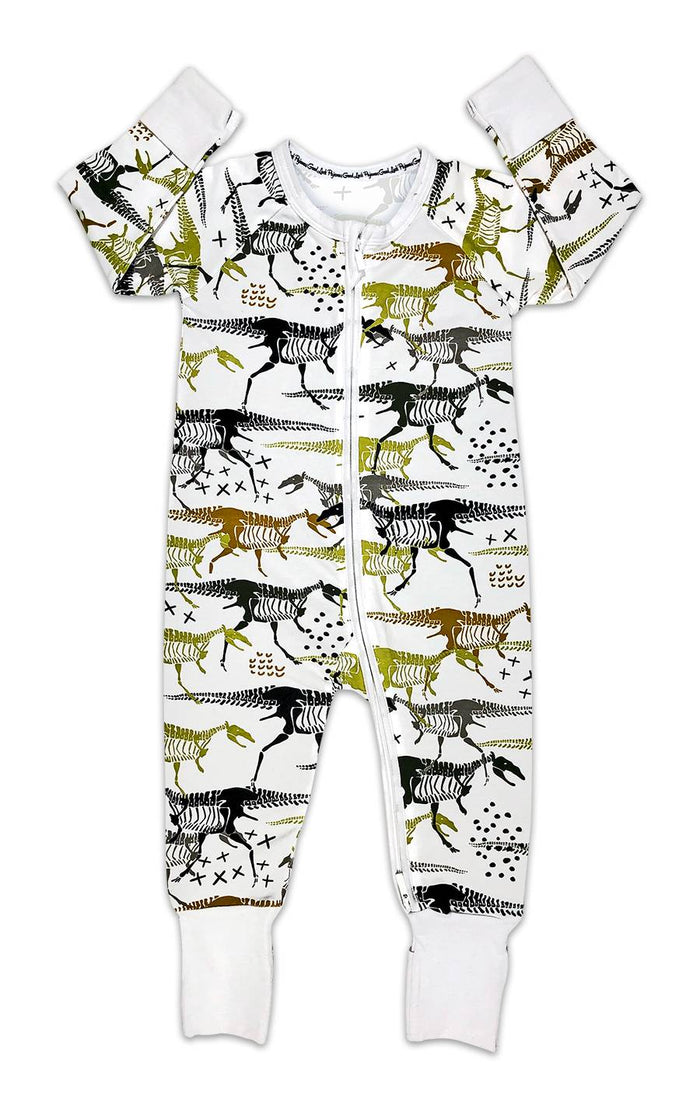 Dinosaur Skeletons Baby Pajamas