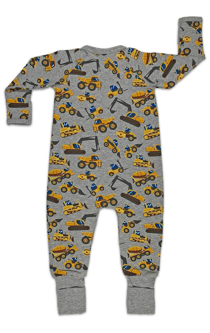 Construction Vehicles Baby Pajamas