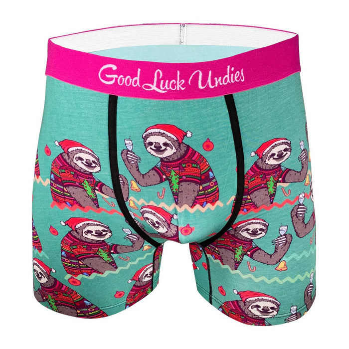 Men's Christmas Sloths Undies