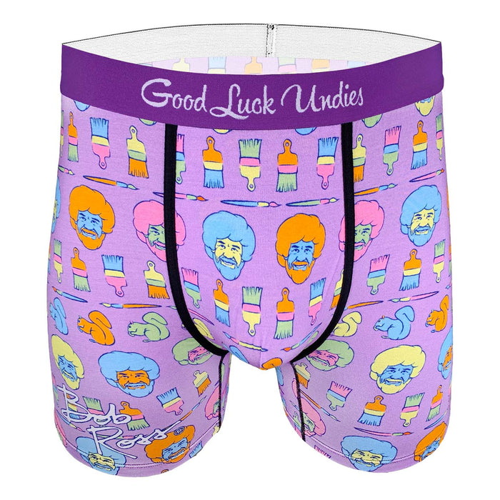 Men's Bob Ross, Happy Colors Underwear