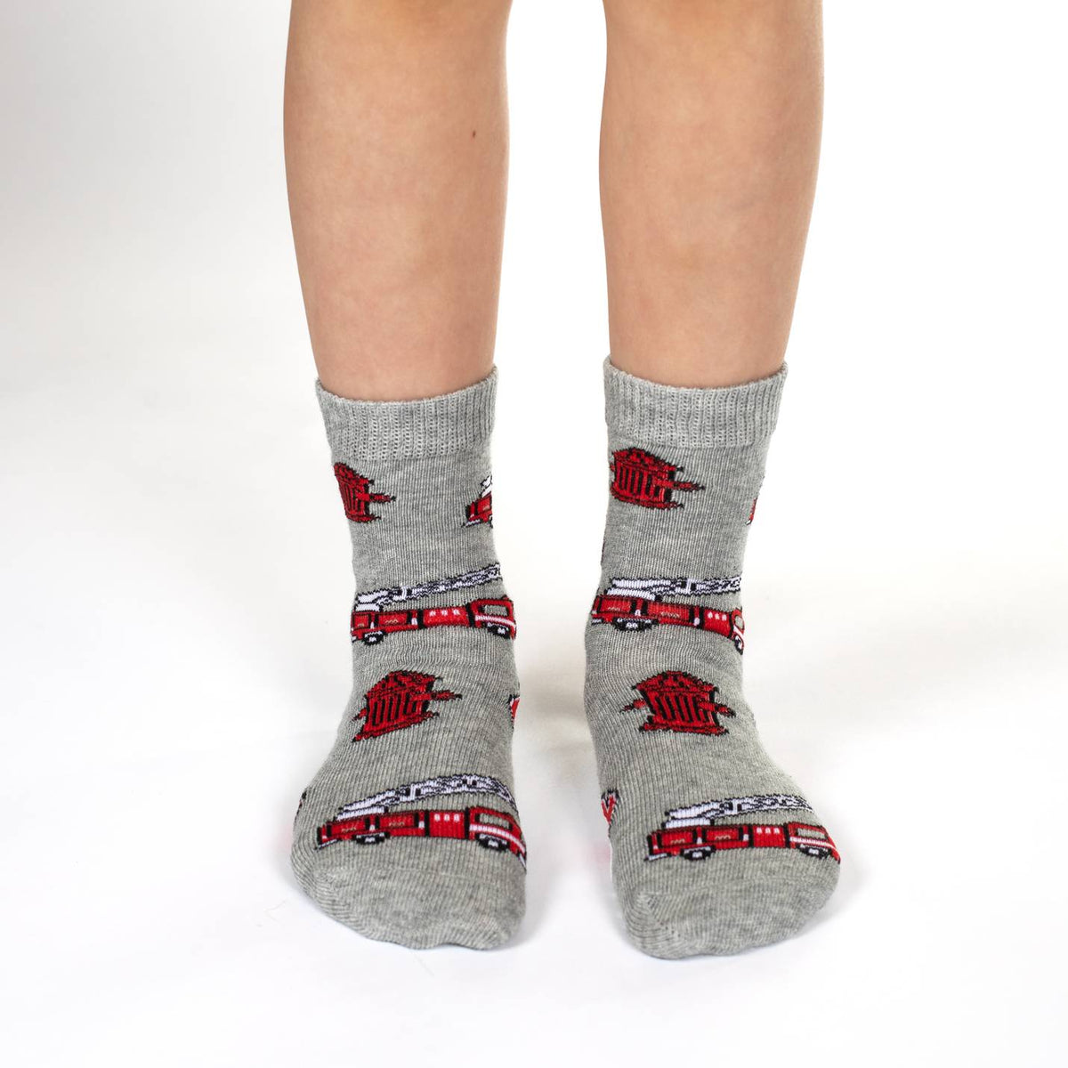 Airplanes, Construction and Firefighter Kids Socks