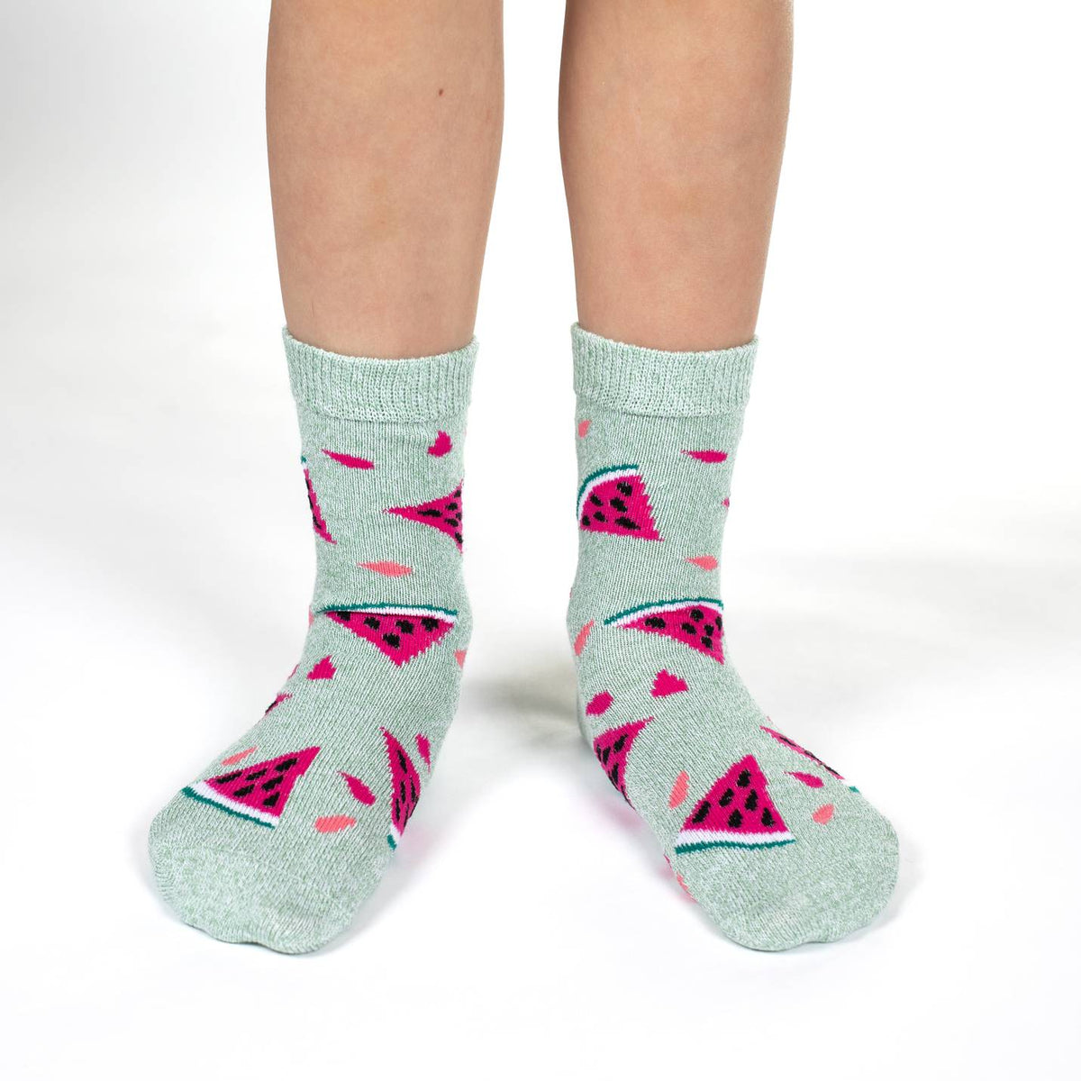 Bananas, Carrots and Watermelon Kids Socks