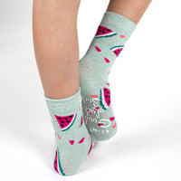 Bananas, Carrots and Watermelon Kids Socks