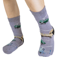 Trucks, Helicopters and Race Cars Kids Socks