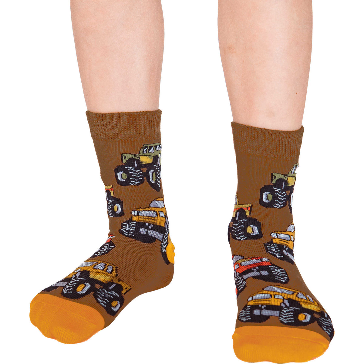 Building Blocks, Monster Trucks and Sharks Kids Socks