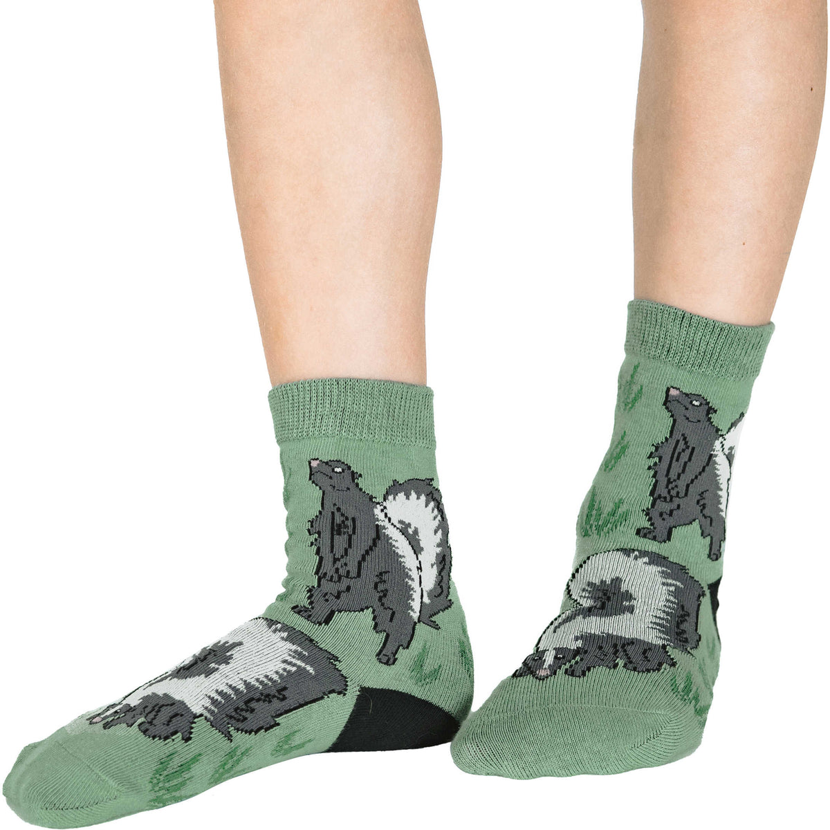 Red Panda, Skunk and Warthogs Kids Socks