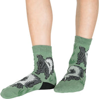 Red Panda, Skunk and Warthogs Kids Socks
