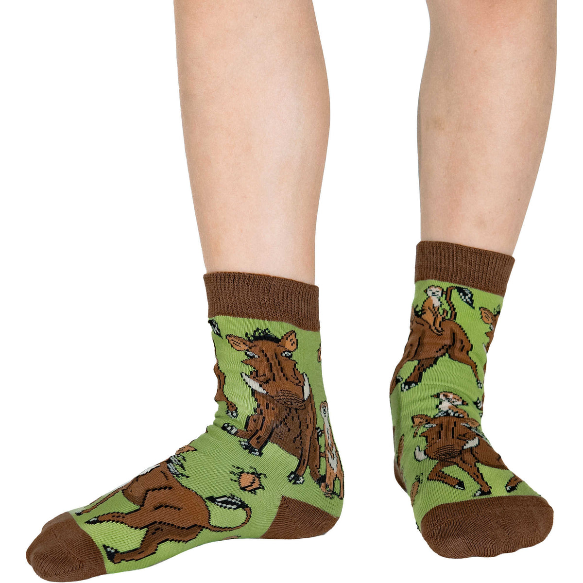 Red Panda, Skunk and Warthogs Kids Socks